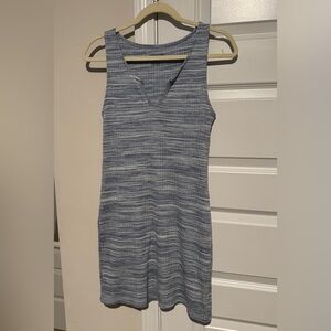 American Eagle Outfitters Blue-Gray Sleeveless Short Dress